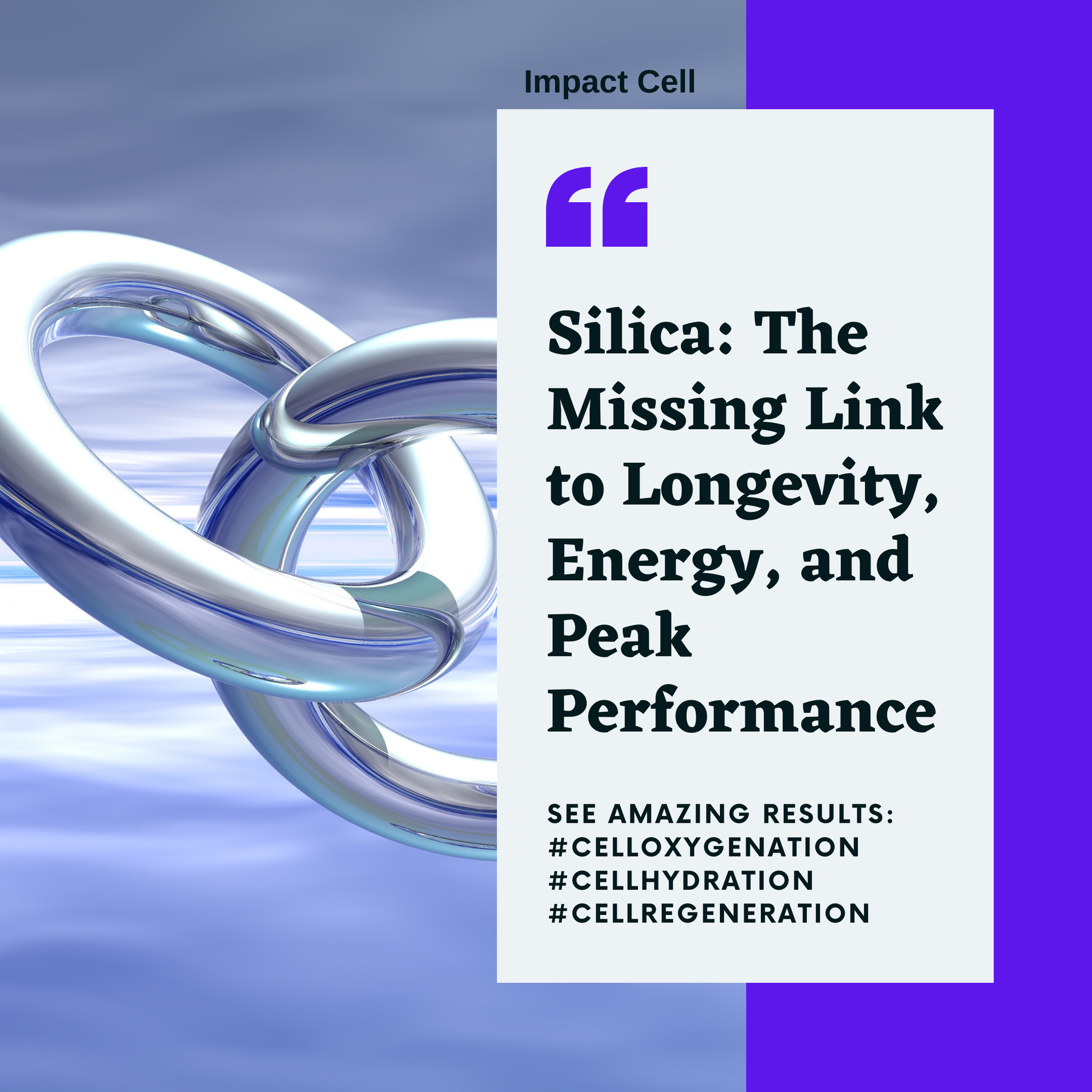 Silica: The Missing Link to Longevity, Energy, and Peak Performance