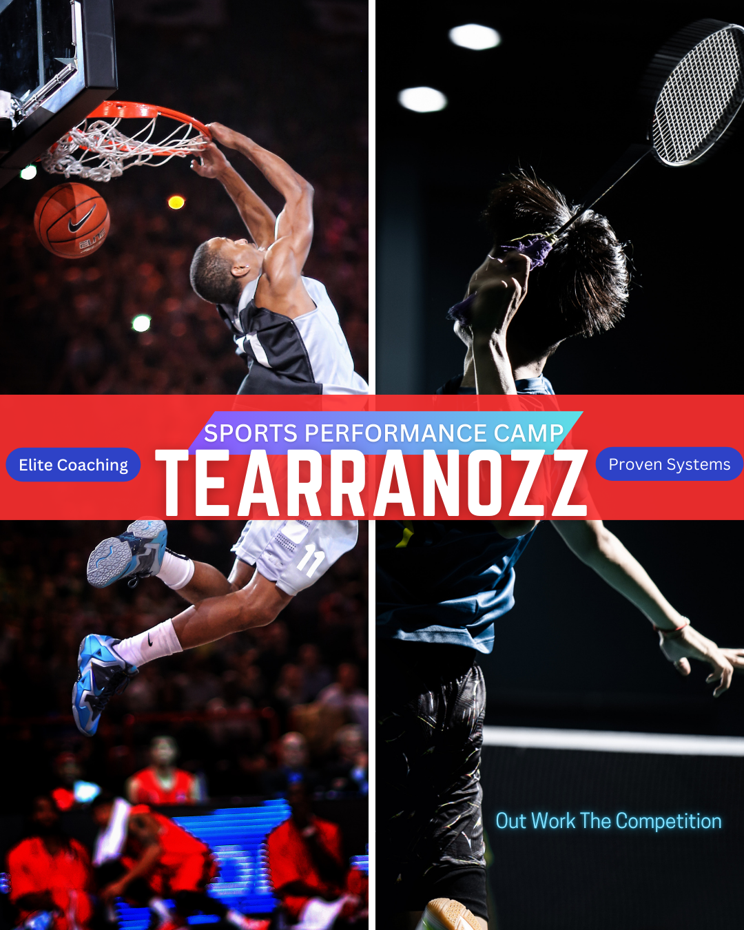 TEARRANOZZ SPORTS PERFORMANCE TRAINING CAMP: Ages 12-17