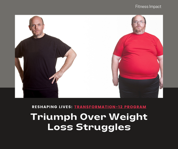 Unhealthy man loses weight and body fat with proven system by Fitness Impact