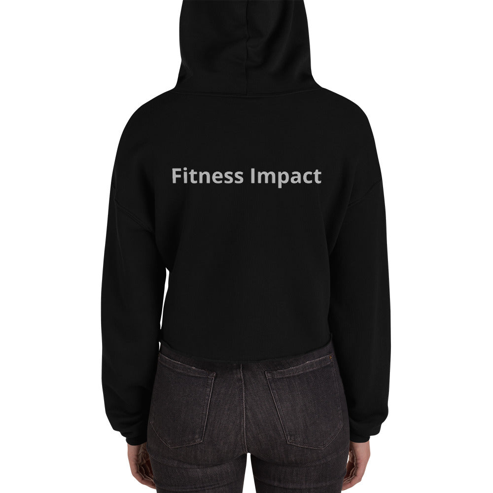 Women's Fashion Fitness Impact Crop Hoodie - Impact Performance Club