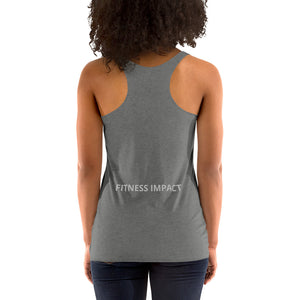 Women's Its Just Work Racerback Tank - Impact Performance Club